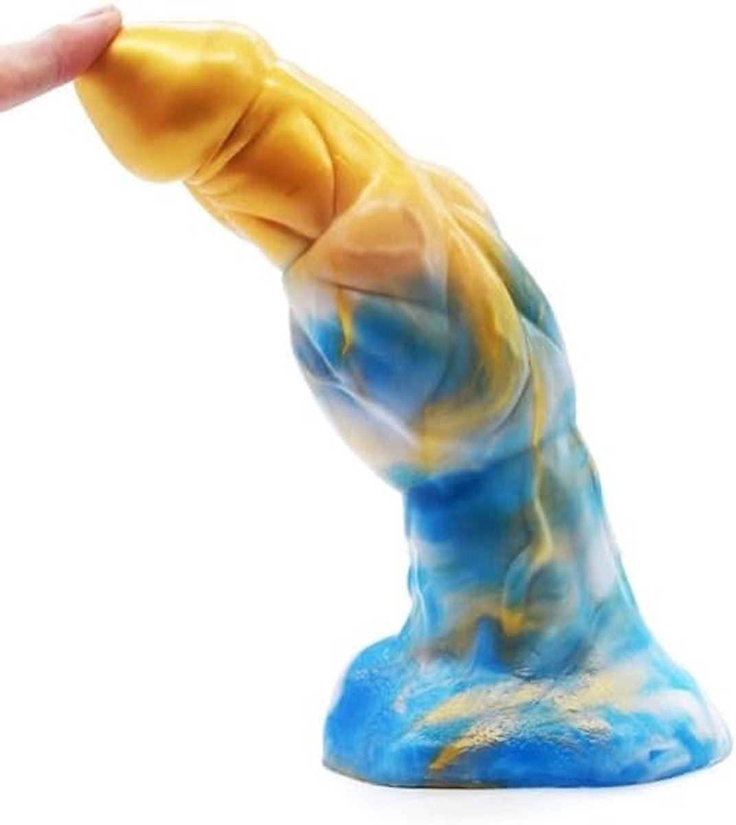 Dildo dragon Hakutaku - groot - siliconen - voor avontuurlijke ervaringen - SnelShoppen