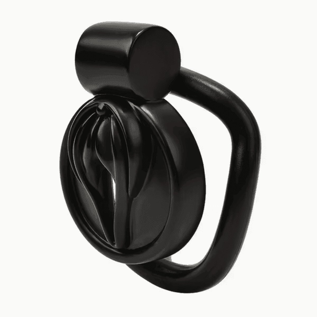 Adultshop - mini peniskooi pussy - Kuisheidskooi met Vagina Design | 5 Ringen & Slot - zwart