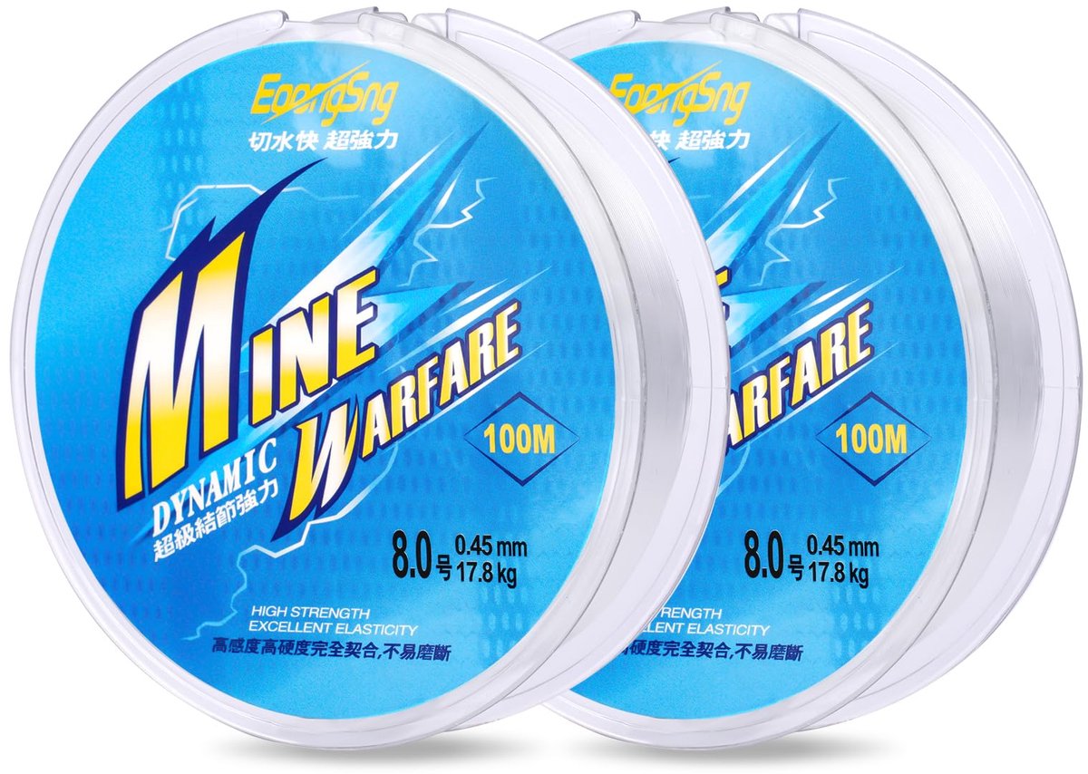 Vislijn 100 meter - 0,45 mm diameter - helder monofilament - ideaal voor decoraties - SnelShoppen