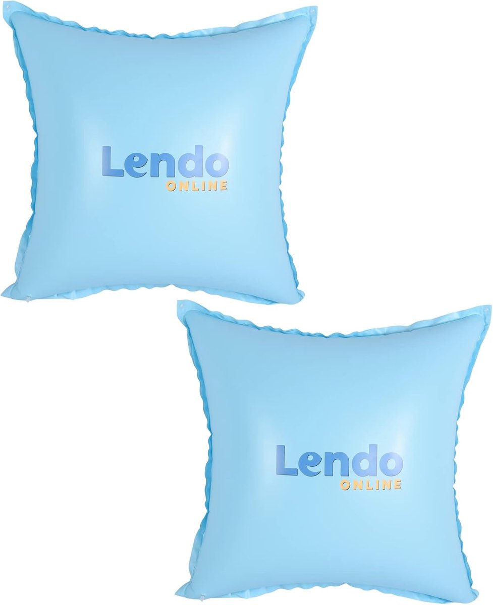 Opblaasbare Zwembad Kussen - 2x PVC - Robuust en Weerbestendig - Ideaal voor Winterafdekking - SnelShoppen