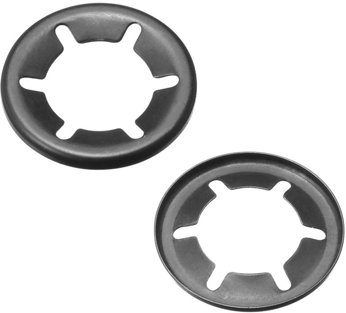 Sourcing map 100 pak Starlock sluitringen M12x25 interne tand clip bevestigingsset M16x28