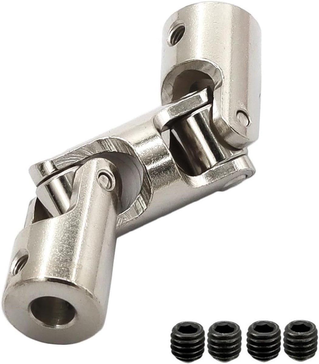 Universele koppeling, schachtmotor, aansluitkoppeling met schroeven, 5 mm