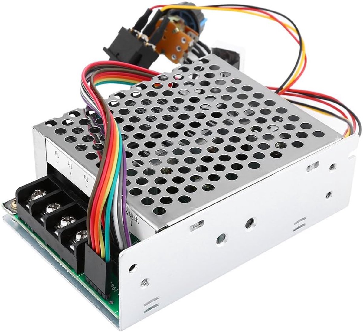 PWM Motor Speed Controller,Brushed Dc Motor Speed Controller Cw CCW Reversible Switch with Digit Display and Forward-Brake-Reverse Switch