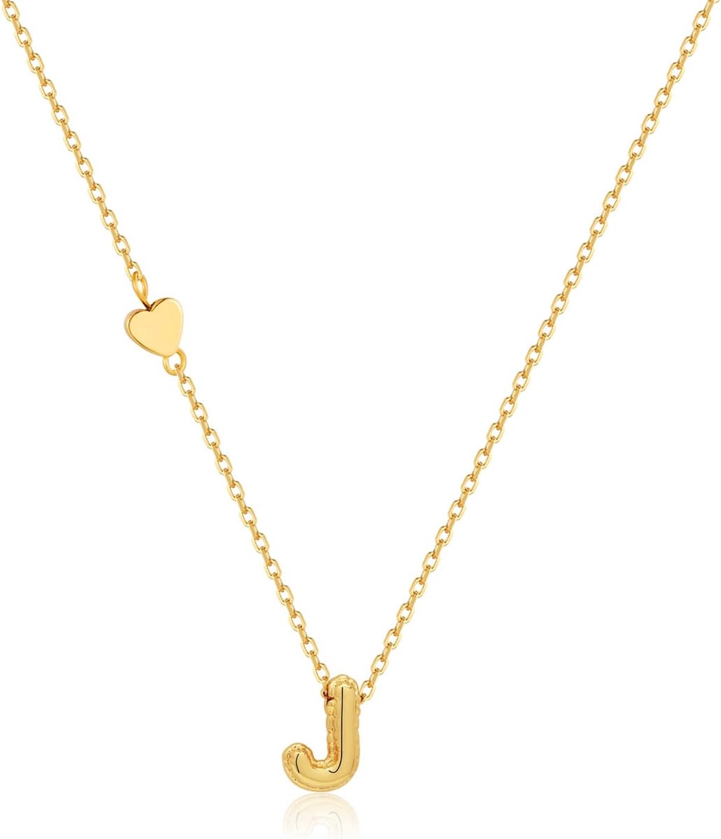 Initiële Letter Ketting voor Vrouwen Elegante Letter Ketting, Hypoallergeen, Niet-Verkleurend Gepersonaliseerd Sieraden Cadeau voor Haar, Messing, Geen edelsteen