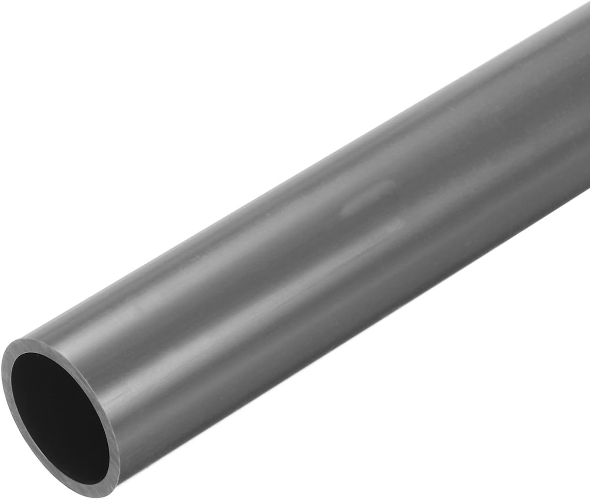 Pvc-buis, diameter 28,8 mm, lengte 300 mm, ronde kunststof buis voor tuin, aquarium, waterleiding, kabelgoot, ventilatiebuis (grijs)