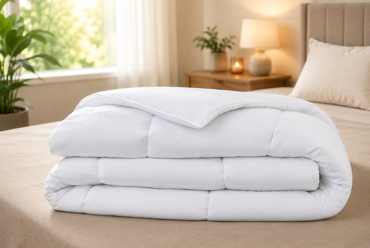 Anti-mijt Winterdekbed Holle Vezel – 300 g/m² – Wit – Alle Maten