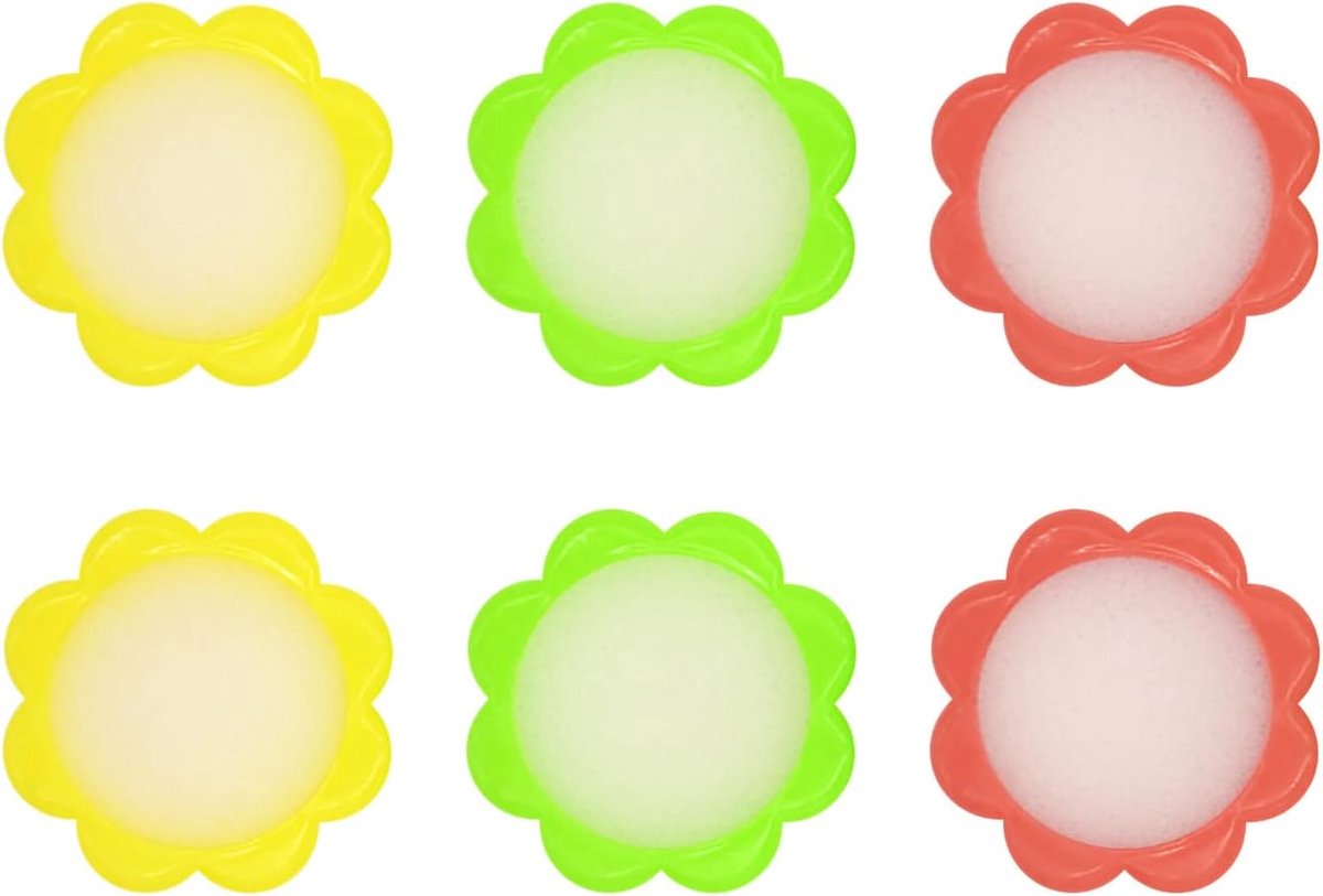 6Pcs Spons Vinger Natte Vochtstof Ronde Hand Vingertop Natte Anti-Slip Vinger Spons Vochtigers Voor Tellen Cash Geld