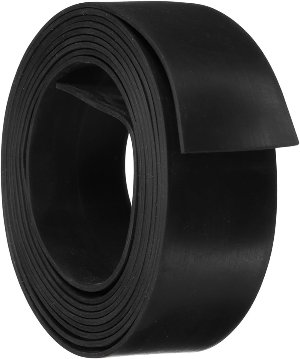 sourcing map Neopreen rubberen vellen rollen 30 mm (B) x 1,5 mm (D) x 2 m (L) vaste rubberen afdichting, strips voor doe-het-zelvers, afdichting, knutselen, pads, afdichting