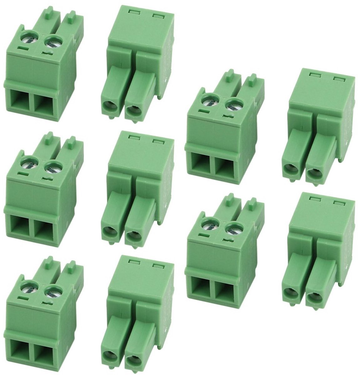 sourcing kaart 10 stuks LC1 AC300V 8A 3.81mm toonhoogte 2P PCB montage klemmenblok kabel stekker DE de