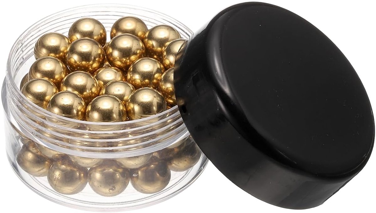 50 stuks lagerkogels 8 mm H62 messing kogels G200 precisieballen