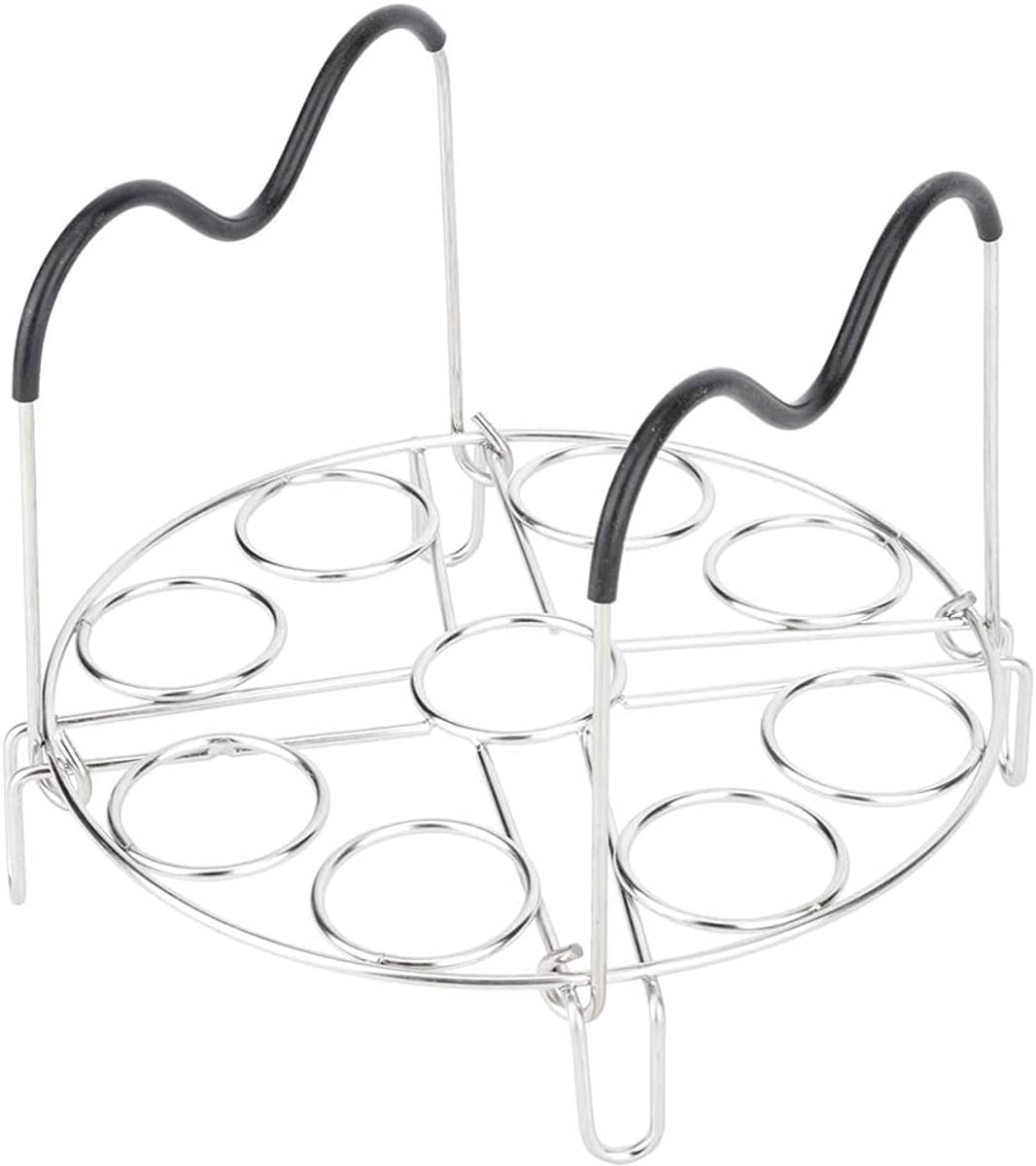Gekookt Ei Stoomboot Rack Tray Plank Stand Keuken Kookgerei Met Handvat