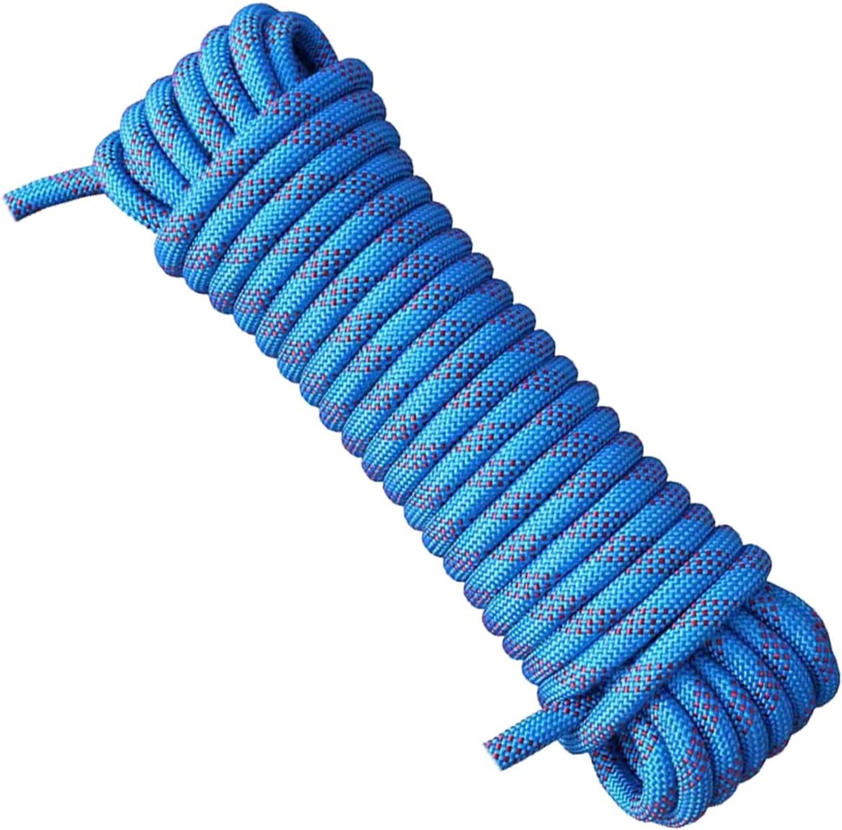 Touw van polypropyleen, 10 mm blauw koord, bootstructuur, ankertouw, doklijnen, gevlochten touw, nylonkoord (12 mm - 30 meter)