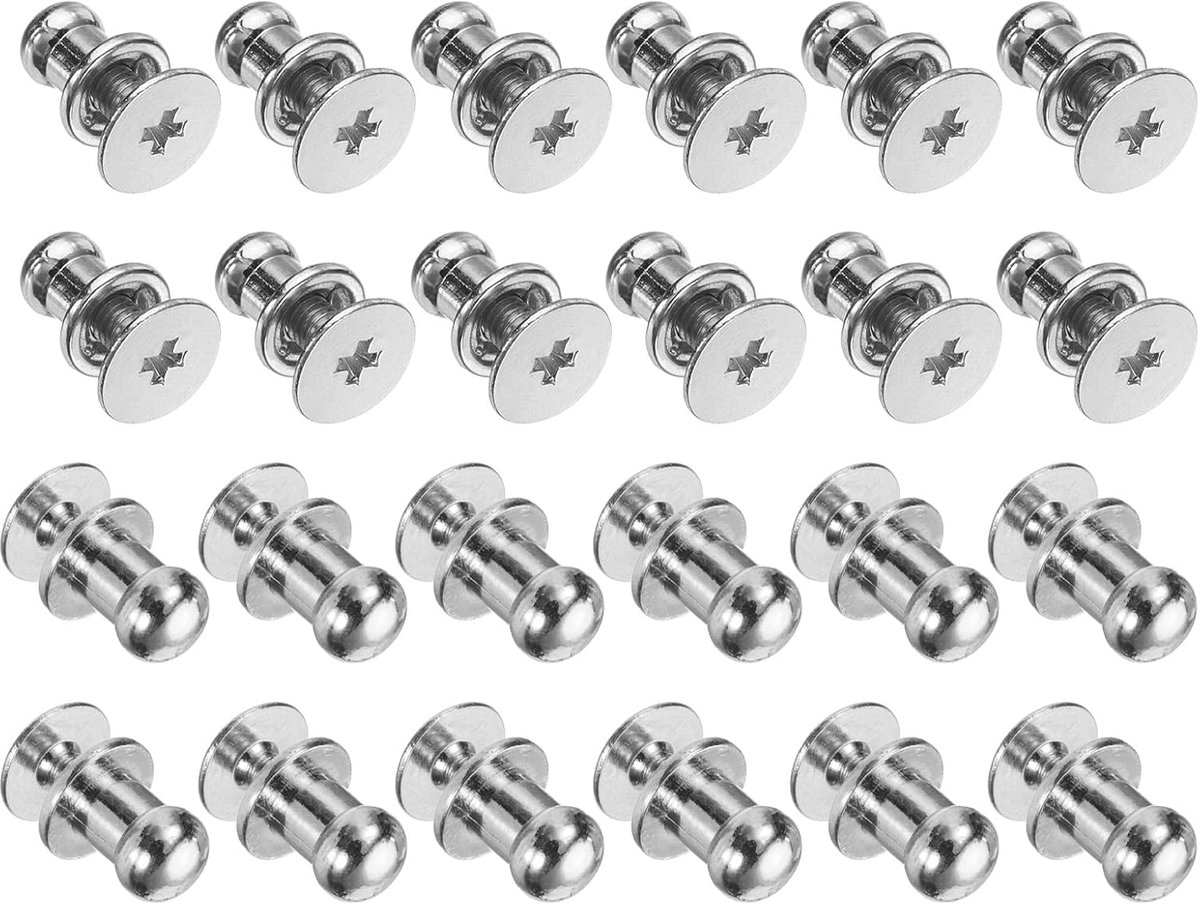 24 stuks 0,2 inch x 0,27 inch mini ronde knoppen kleine lade handgrepen kast handgrepen voor commode kast sieraden doos geschenken hoezen zilver