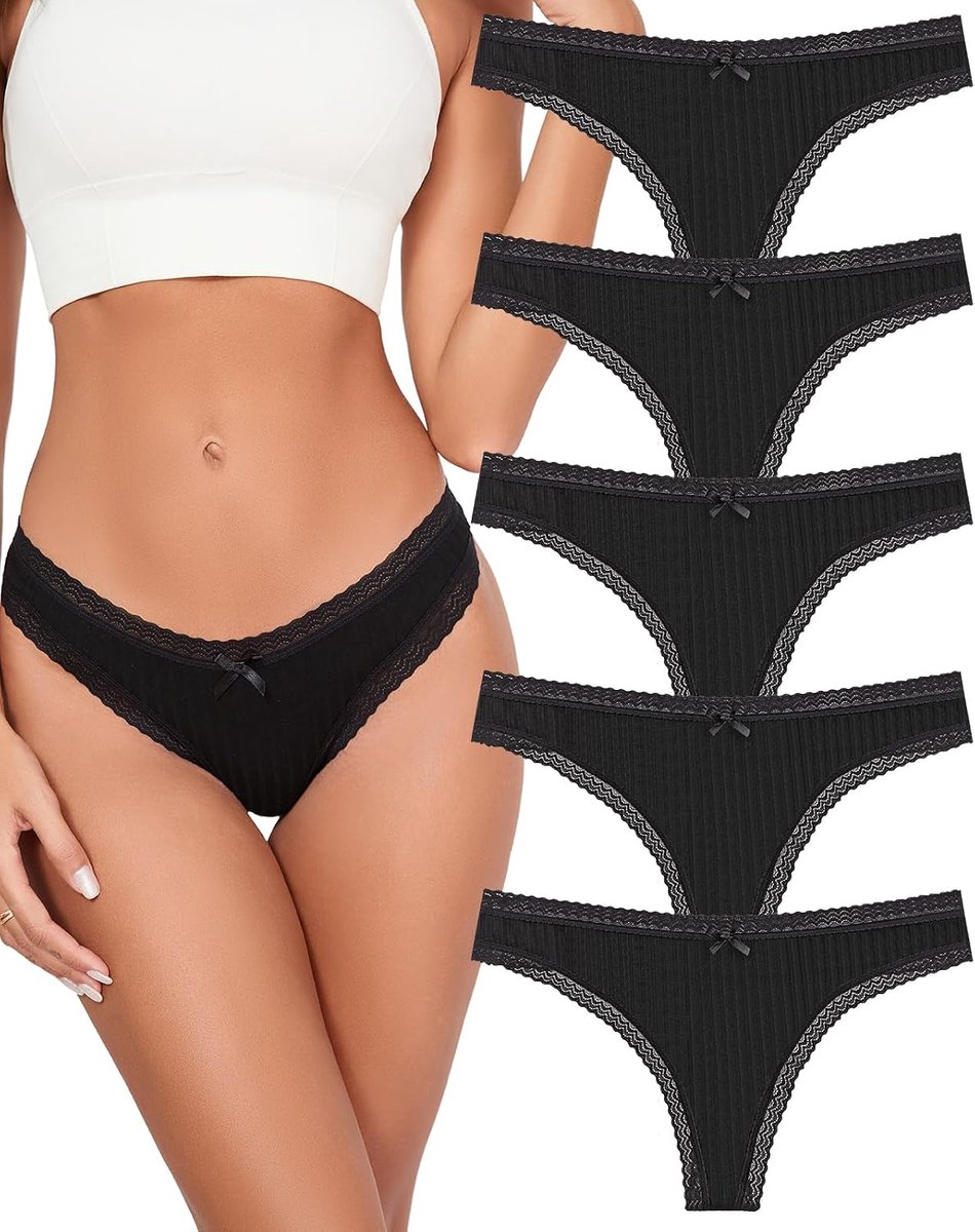 String tanga dames kant onderbroek zacht ademend ondergoed vrouwen sexy string panty set van 5 stuks
