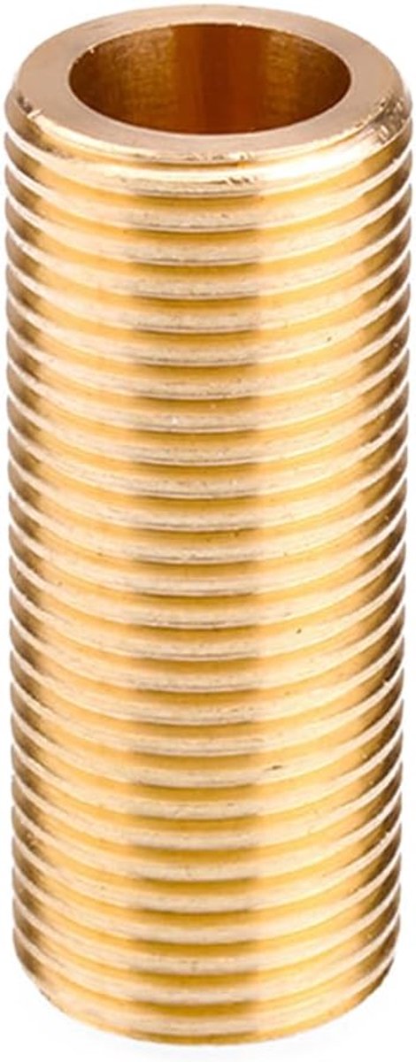 3/4 inch (25 mm), messing vat loopnippel schroefdraadstangfitting voor tankconnectoren, 80 mm lang, 19 mm binnendiameter
