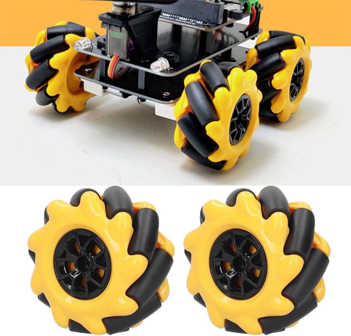 Wielen voor TT-motoren, slimme auto's, mobiele robots