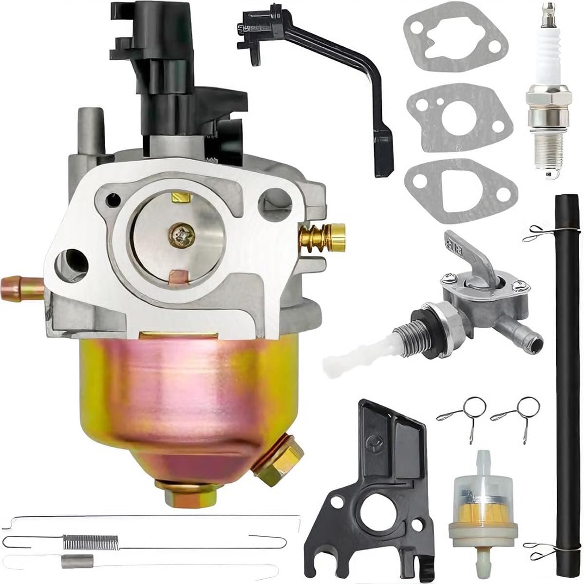 196cc 212cc Carburateur voor Honda GX120 GX160 GX200 5.5Hp 6.5Hp Motor voor Kampioen Power Equipment 3000 3500 4000 4375 Watt 6.5HP OHV Motor 46515 46596 40026 4655 4655 16 46 533 Generator