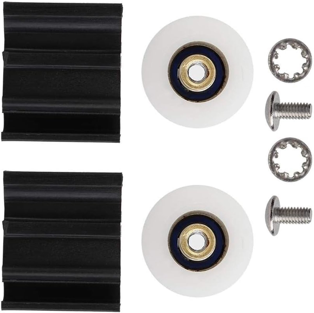 22 Mm Hallen Kasdeuren Wiel Nylon Tuinieren Natuurlijk Schuifdeurwiel voor Kaswerker