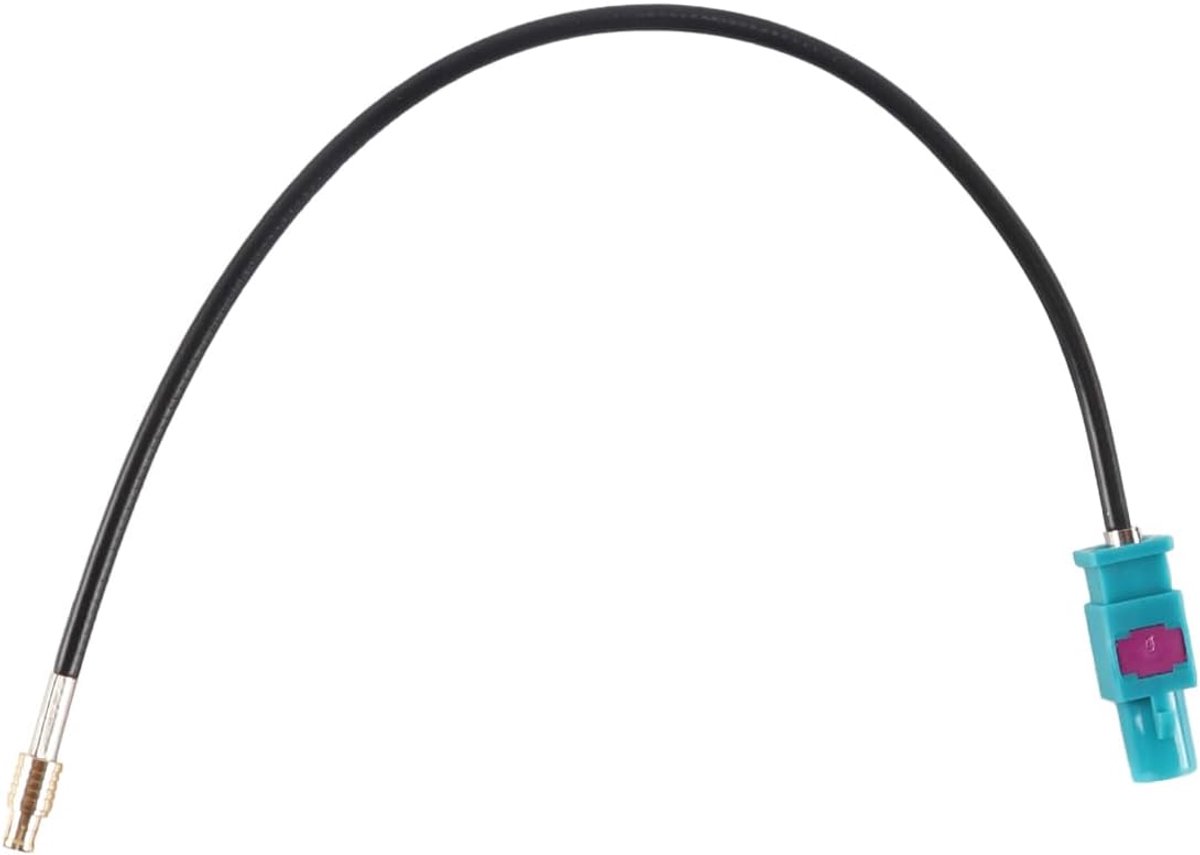 Fakra naar MCX Male Adapterkabel 19cm - RG174 Coaxiaal - Signaaluitbreiding - Ideaal voor DAB GPS FM Radio - SnelShoppen