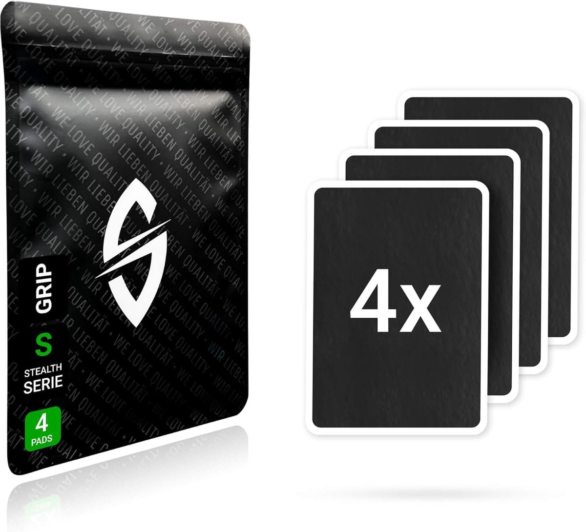 Gaming Grip Sticker DIY - 9,5 x 7 cm - Zwart - Versterkt grip voor betere controle - SnelShoppen