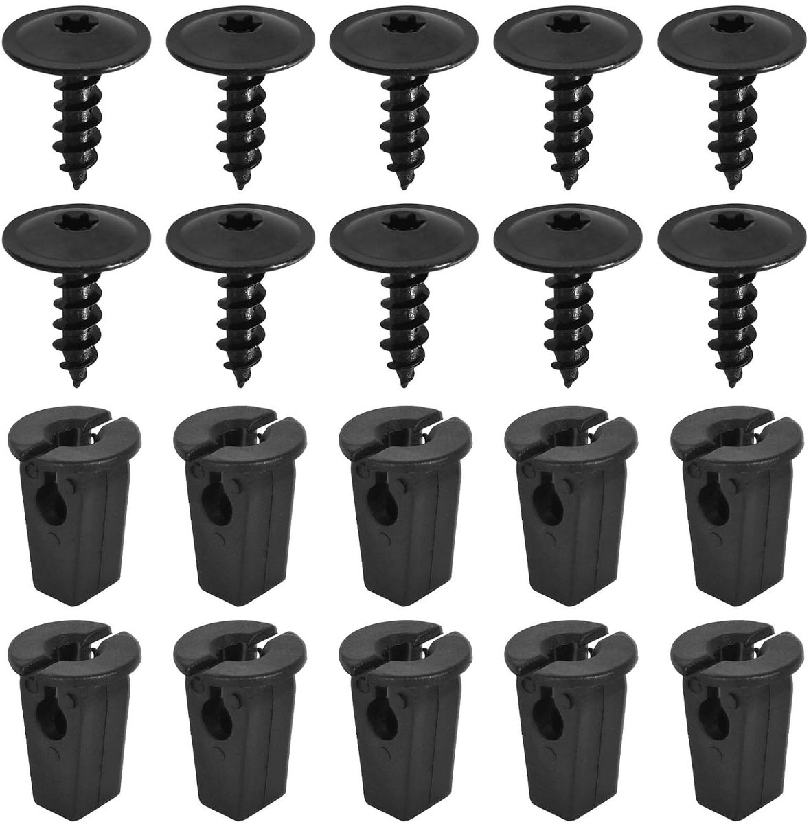 Car Clip Set 20 stuks - universele bevestigingsclips - kunststof - ideaal voor auto-accessoires - SnelShoppen