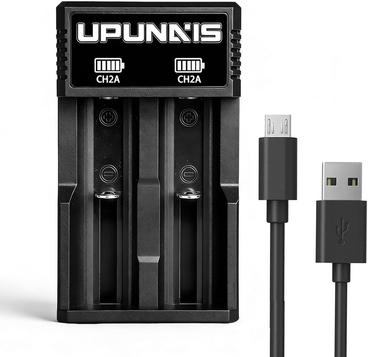 Batterijlader 50cm - LCD-display - Micro kabel - Voor eenvoudig opladen - SnelShoppen