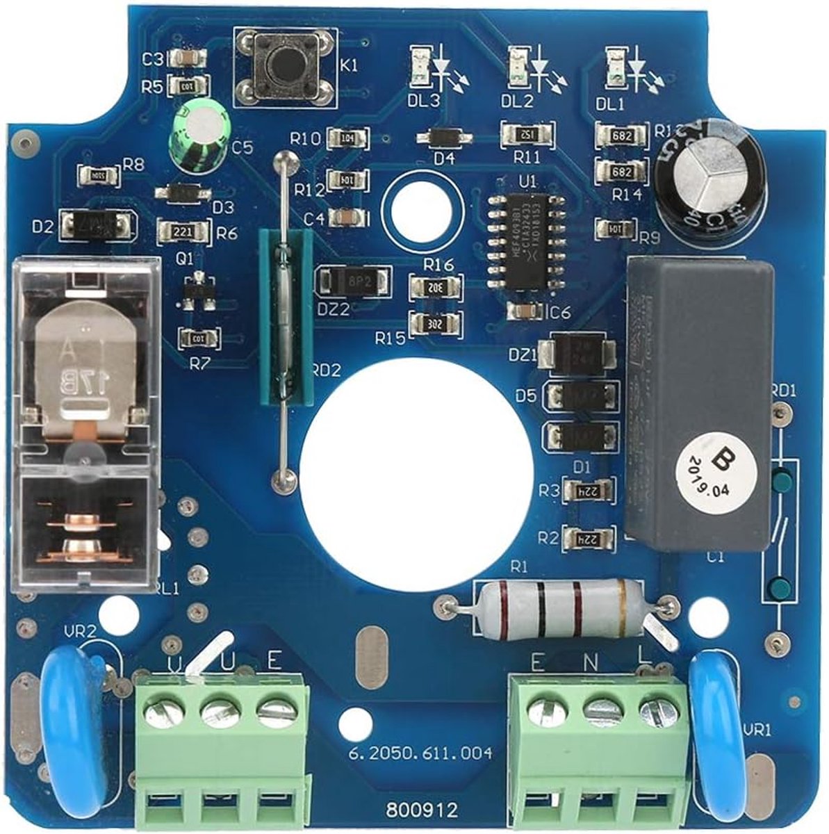 Druk Schakelaar - Waterpomp Module - Automatische Controle - 1.5 tot 10 Bar - 220-240V AC - Blauw