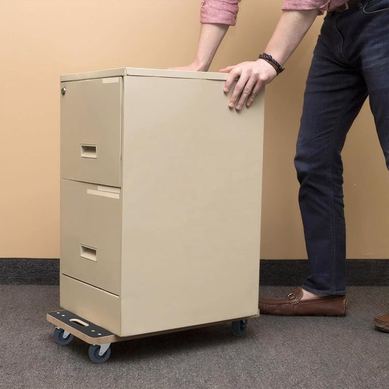 1 x rolplank, transportroller, 60 x 40 cm, meubelroller, rolplank, transport met rem, transporthulp, verhuizing, meubeltransport, tot 200 kg draagvermogen — afbeelding 2