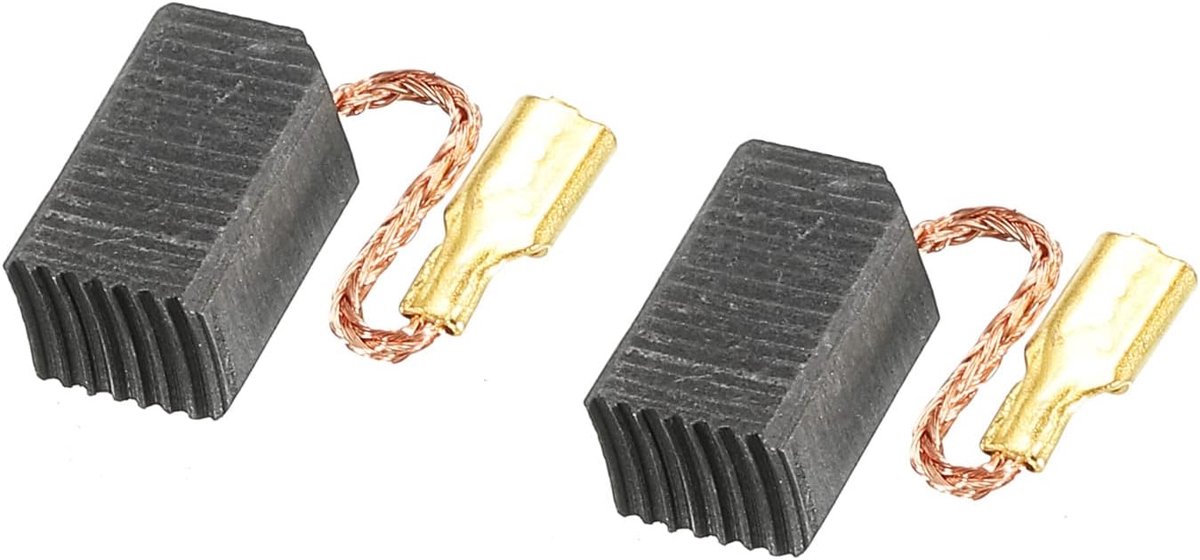Koolborstels 13x8x6mm voor Elektrische Motoren Power Tool Haakse Slijper Tafelzaag Reserveonderdeel Reparatie, 2 Pack