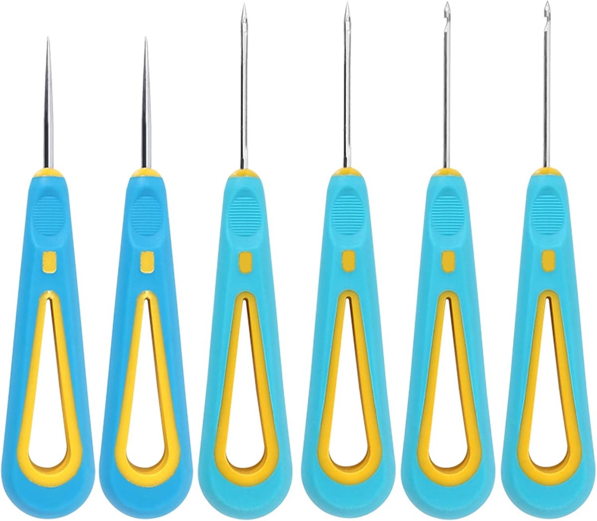 6 stuks ronde gatkegels, siliconen vormen, stansnaald, ronde gatkegel, handboor, ronde gatkegel, handboorapparaten, stansnaalden, lont gereedschap, voor doe-het-zelf siliconen vormen, punch