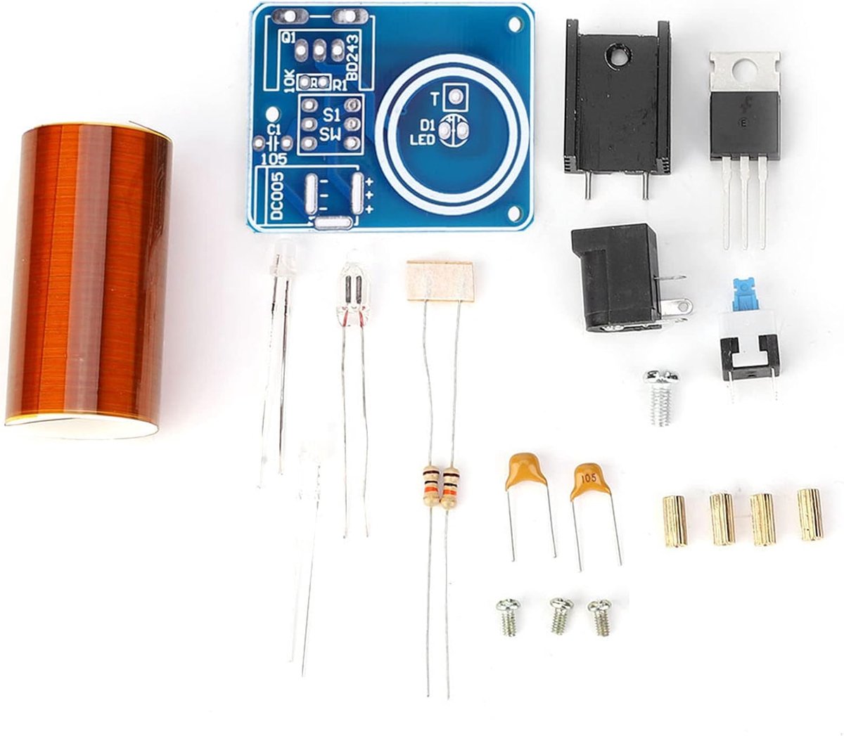Kit De Bobine Module Dallumage A Distance LED Bobine Kit Bricolage Electronique DC12V (Assembly Kit)