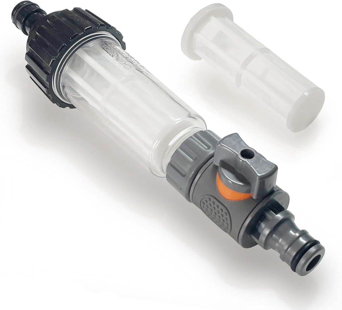 incl. reservezeef, als vulfilter voor camper, caravan, boot, met sneladapter en regelventiel