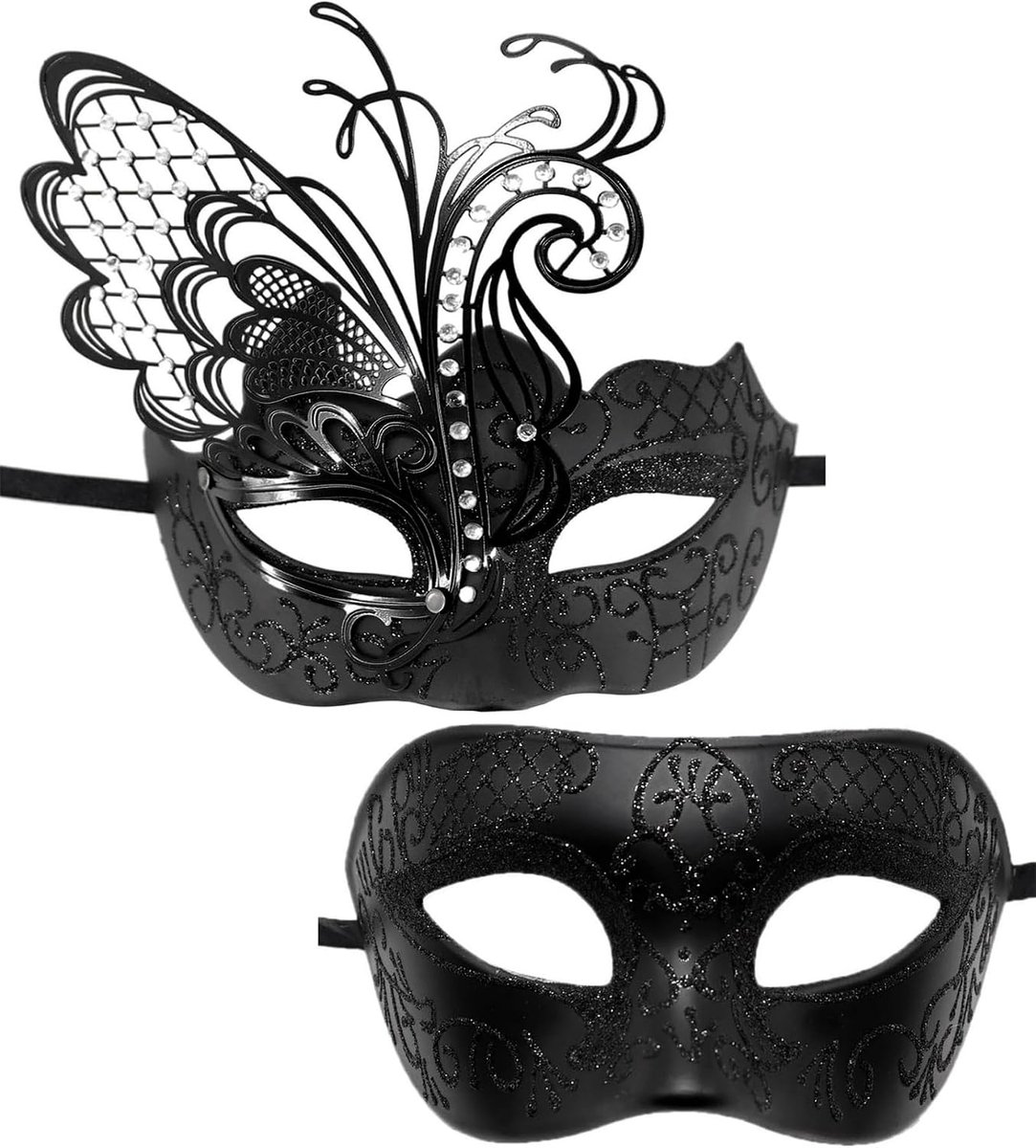 Venetiaans masker, 2/4/6/10 stuks, kanten masker, voor Halloween, carnaval, party, cosplay