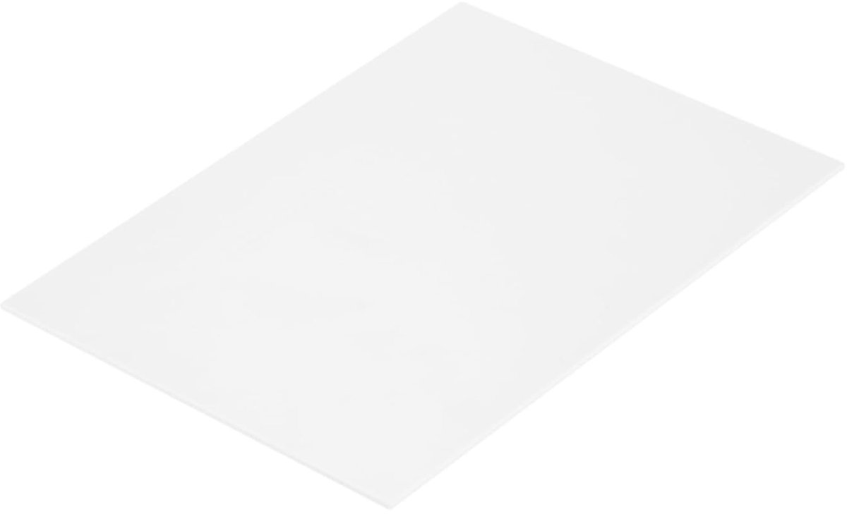 ABS kunststof plaat 20,4 x 15,2 cm x 0,06 inch ABS styreenplaten voor de bouw van modellen DIY handwerk paneel wit