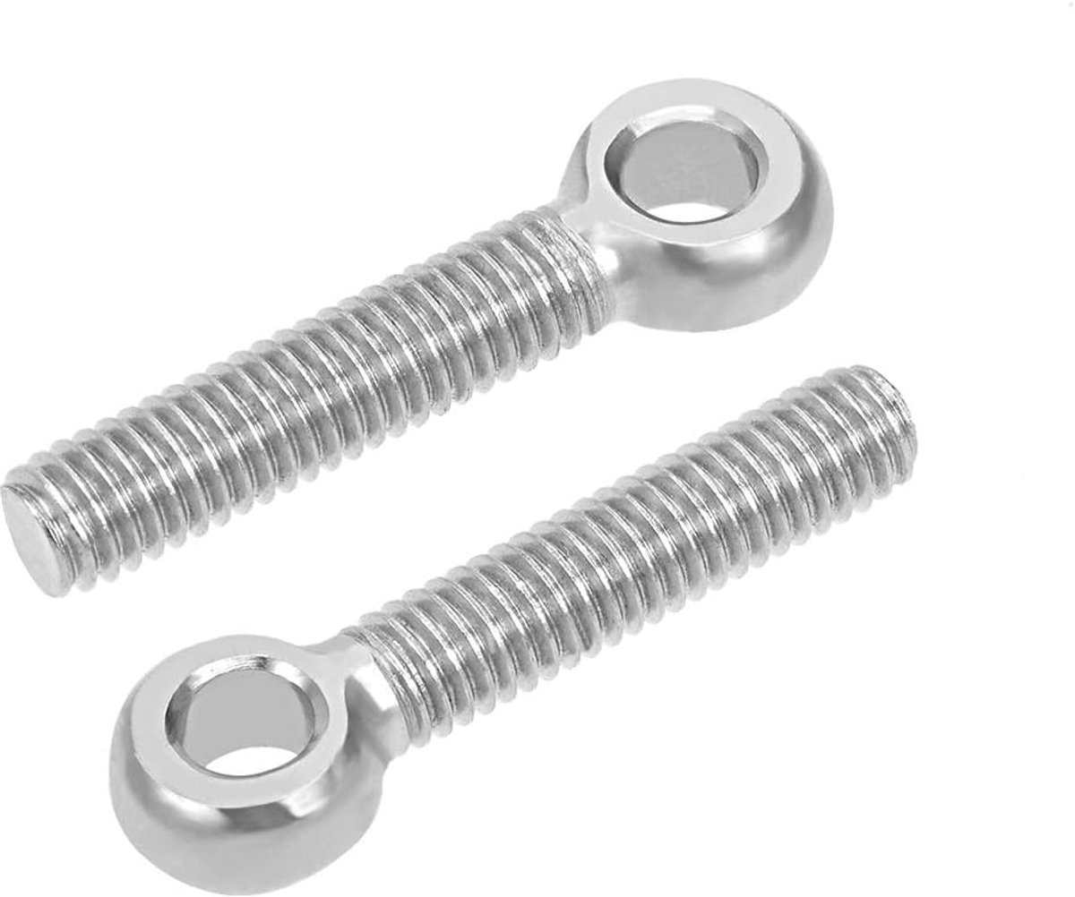 sourcing map 2 stuks M8 x 40 mm 304 roestvrij staal machine schouder hefoogschroef draad M6x30mm-5pcs