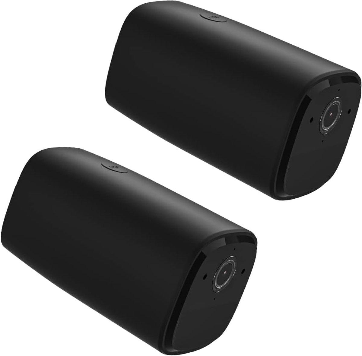 Weerbestendige siliconen hoes voor eufy Security SoloCam E20 E40 anti-kras-beschermhoes – extra Protect eufy E20 E40 camera (zwart, 2 stuks)