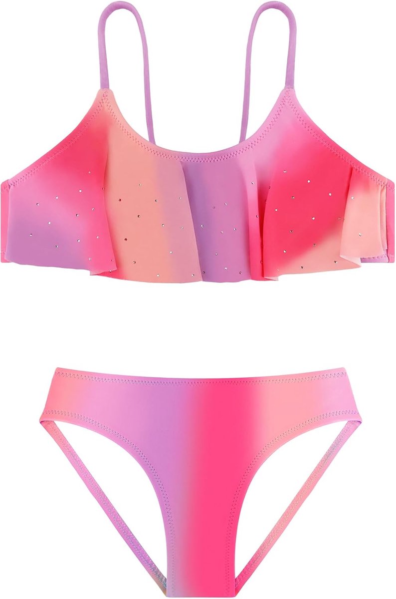 zwempak, tweedelig bikinisetje, tankinisetjes, zwempak voor meisjes van 2-14 jaar
