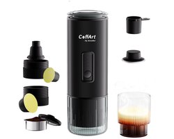 Brandistry - Koffiezet Apparaat - Draagbare Koffiezet Apparaat - Espressomachine - Elektrisch Koffiezetapparaat - 3 In 1 - Zwart