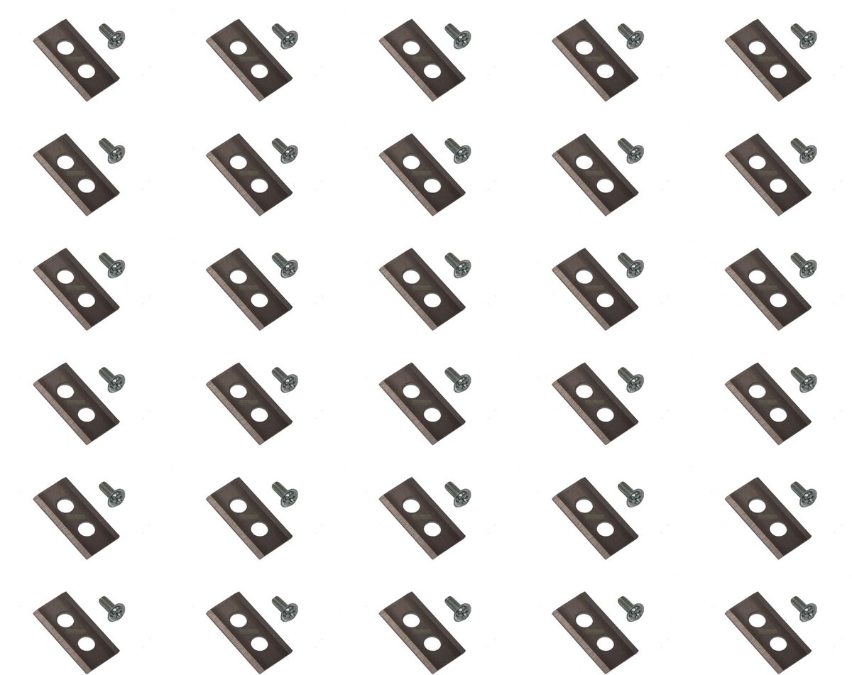 Roestvrijstalen mes van 30 x 3,6 cm voor robotmaaiers Kress Mission KR233E, KR236E, Nano, KR100 en KR101E