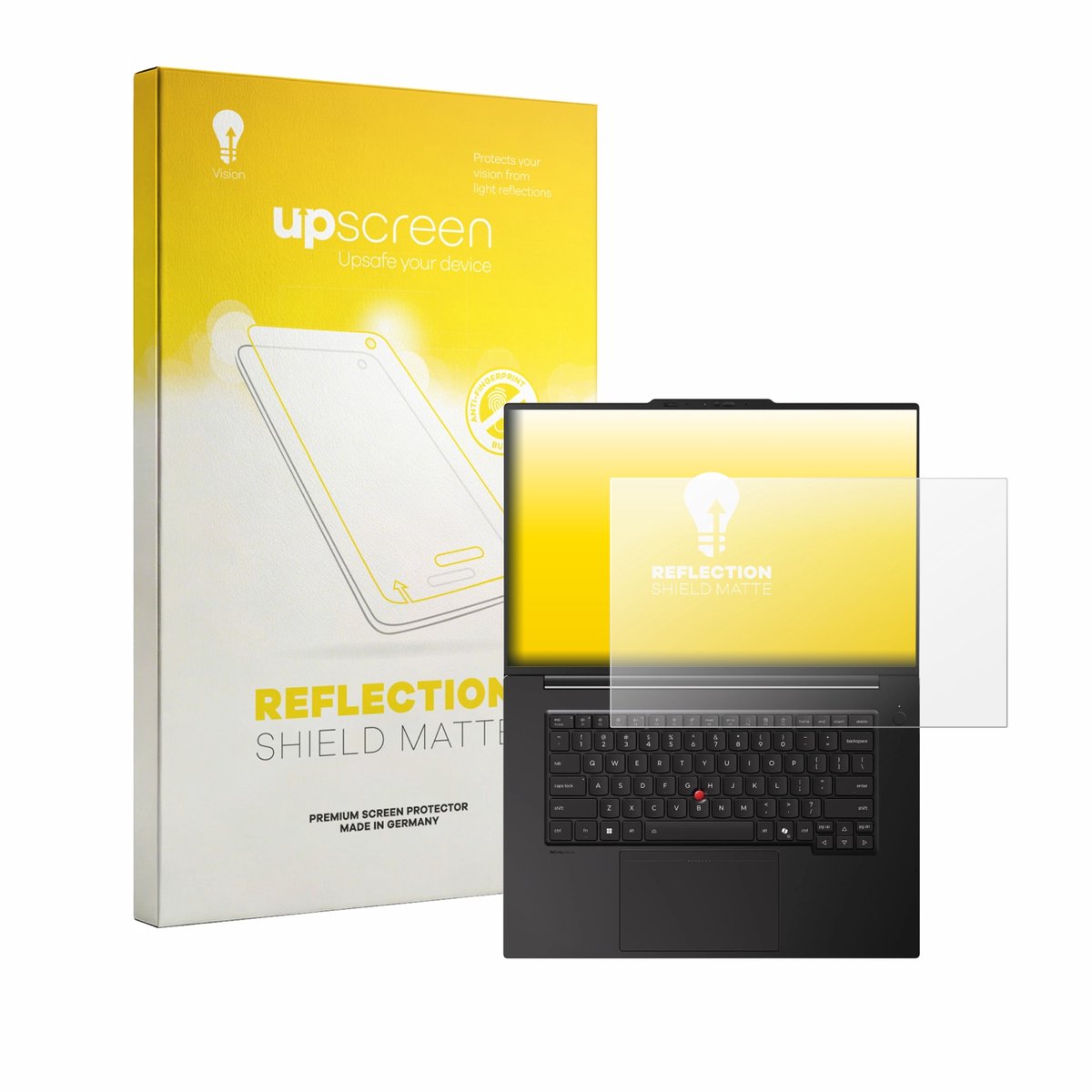 upscreen - Screenprotector voor Lenovo ThinkPad P1 Gen 9 16" - Folie Beschermfolie anti glare matte
