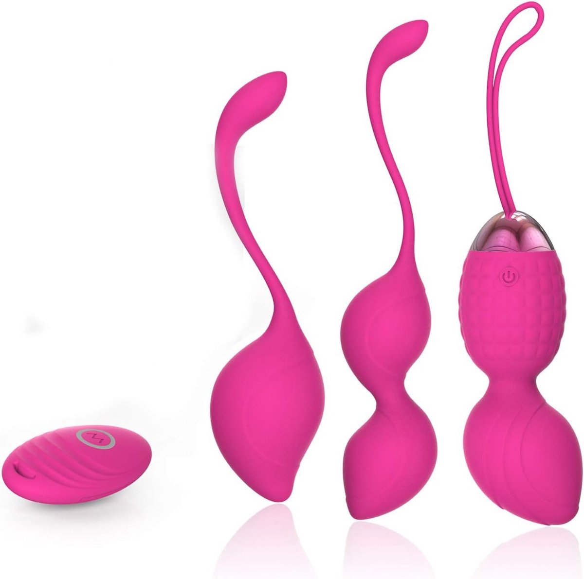 Kegelballen voor bekkenbodemtraining - 2 in 1 ontwerp - Vibratie- en trainingsfunctie - Verbeter bladdercontrole - ShopVlot