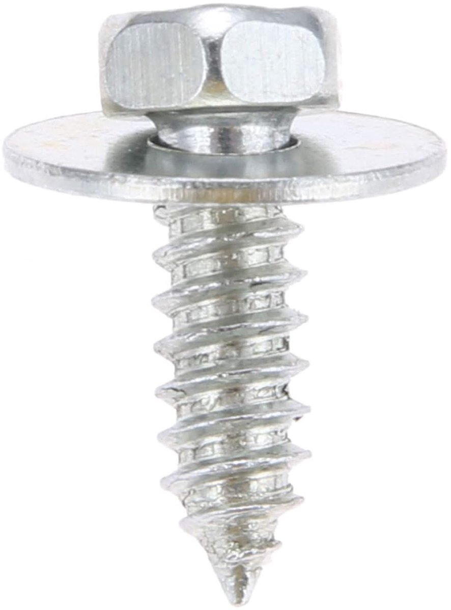 Metaalschroeven M8 - Gegalvaniseerd zilver - Hex schroeven - Ideaal voor carrosserie en interieur - ShopVlot