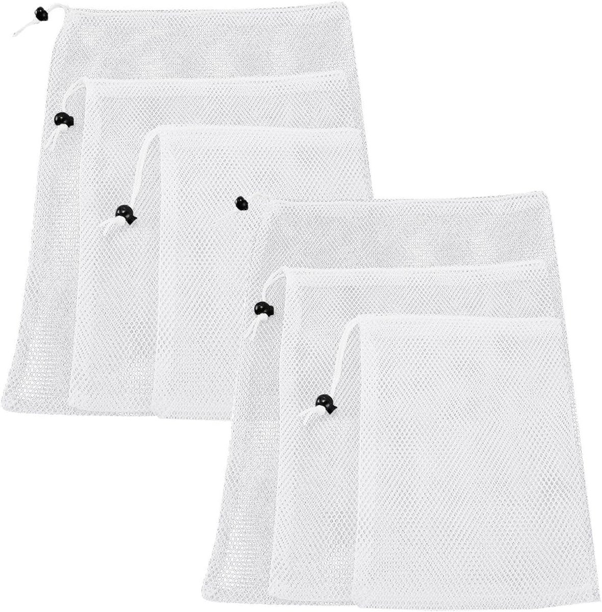 Kooknetzakken 6 Stuks - Hittebestendig Nylon - 0,5/1/2 Kg Capaciteit - Ideaal Voor Bonen En Groenten - ShopVlot