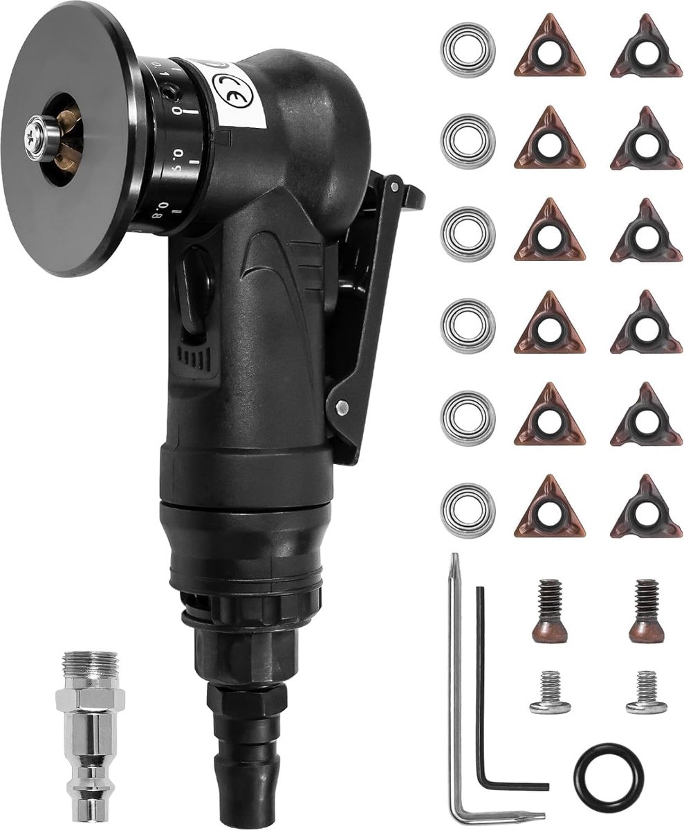 Mini pneumatische ontbraammachine - 2-in-1 - 30.000 rpm - voor nauwkeurig ontbramen - ShopVlot