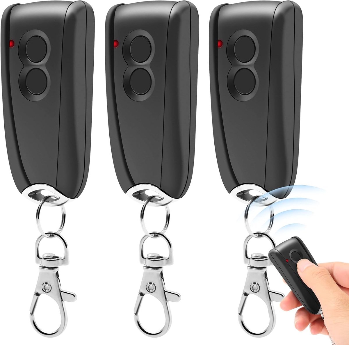 Garage Opener Afstandsbediening - 3 Stuks - Voor Hormann EcoStar en Portronic - Handzaam en Betrouwbaar - ShopVlot