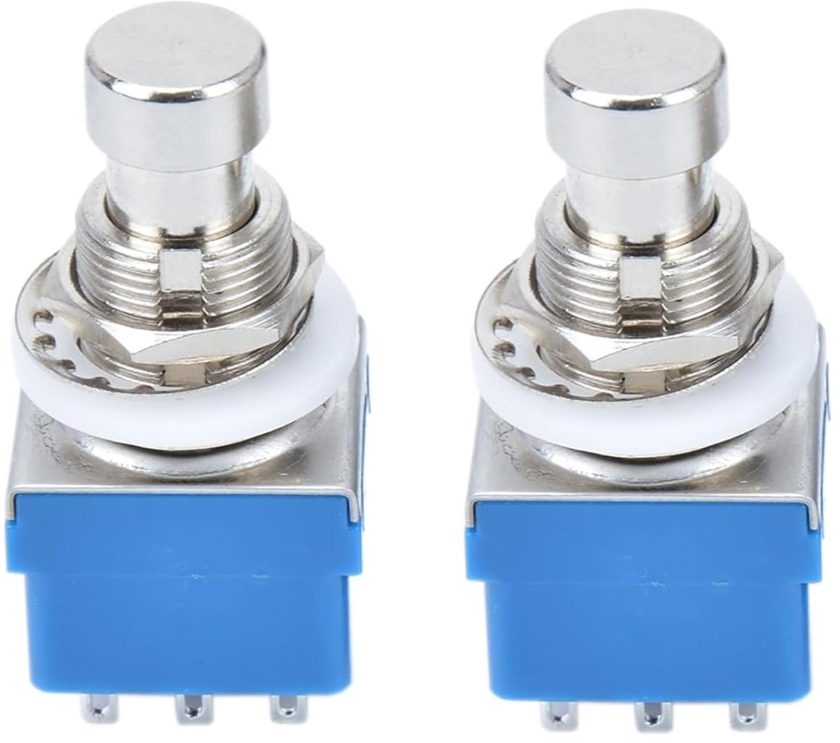 Voetpedaal Schakelaar 3PDT - Momentaan Metaal - 9 Pin - Handenvrije Controle voor Gereedschap - ShopVlot
