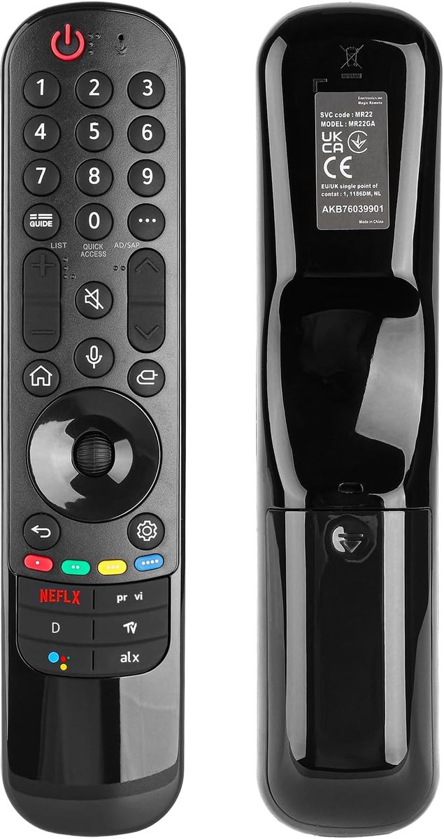 Afstandsbediening MR22GA MR22GN - Vervangingscontroller - Geschikt voor LG Smart TV - ShopVlot