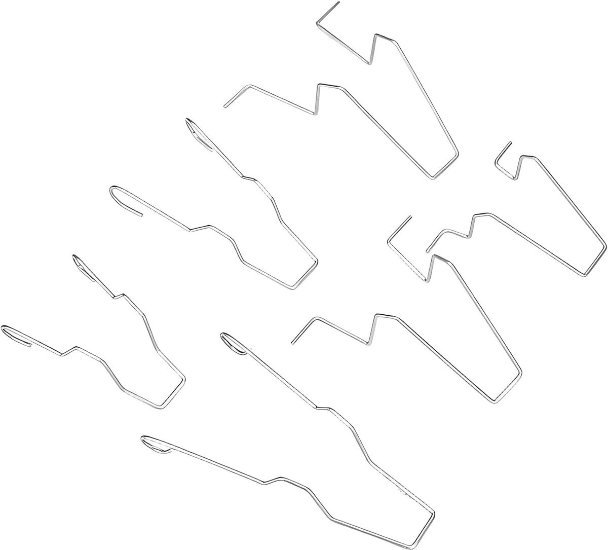 Koplamp bevestigingsclips 6pcs - staalveer clip - eenvoudig te installeren - geschikt voor diverse automodellen - ShopVlot