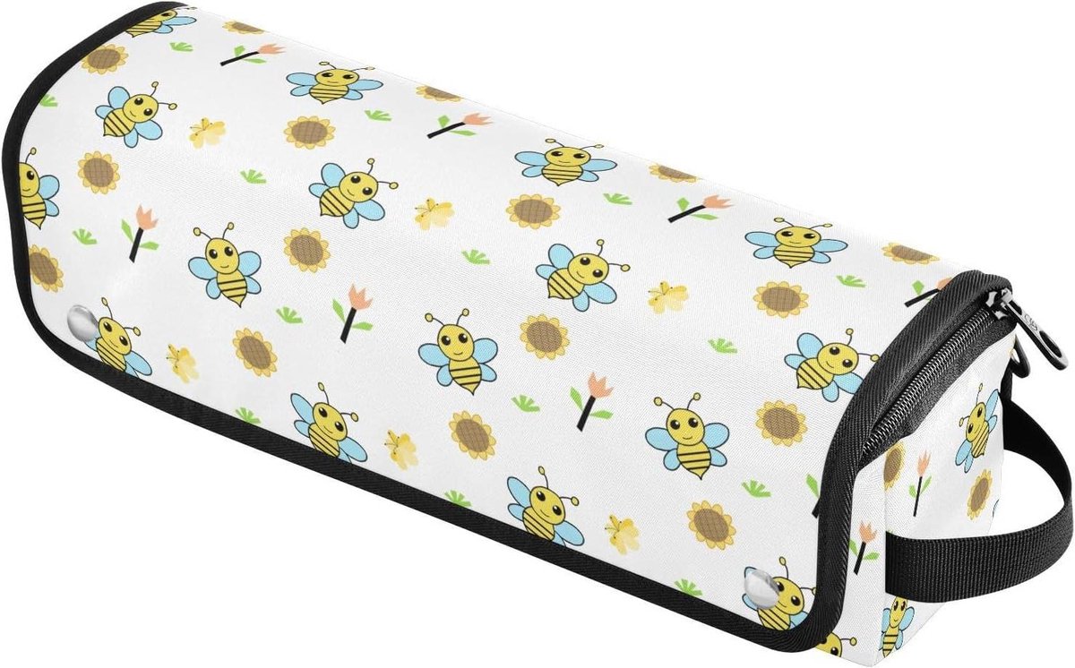 Reis Make-up Tas - Opbergtas Haarstyling Tools - Haarstyling Meenemen - Hittebestendige Mat - 37 x 10 x 10 cm