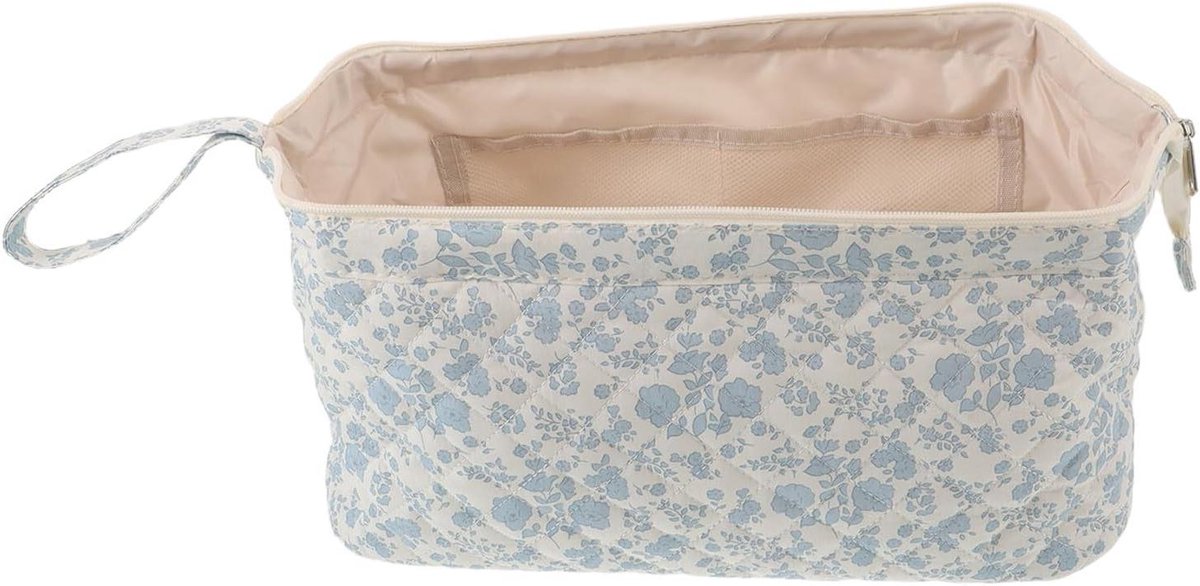 Haardroger Opbergtas - Föhntas Reistas - Haarstyling Organiseren - Beschermend Nylon Materiaal - 35 x 18.5 x 14.5 cm - Blauw